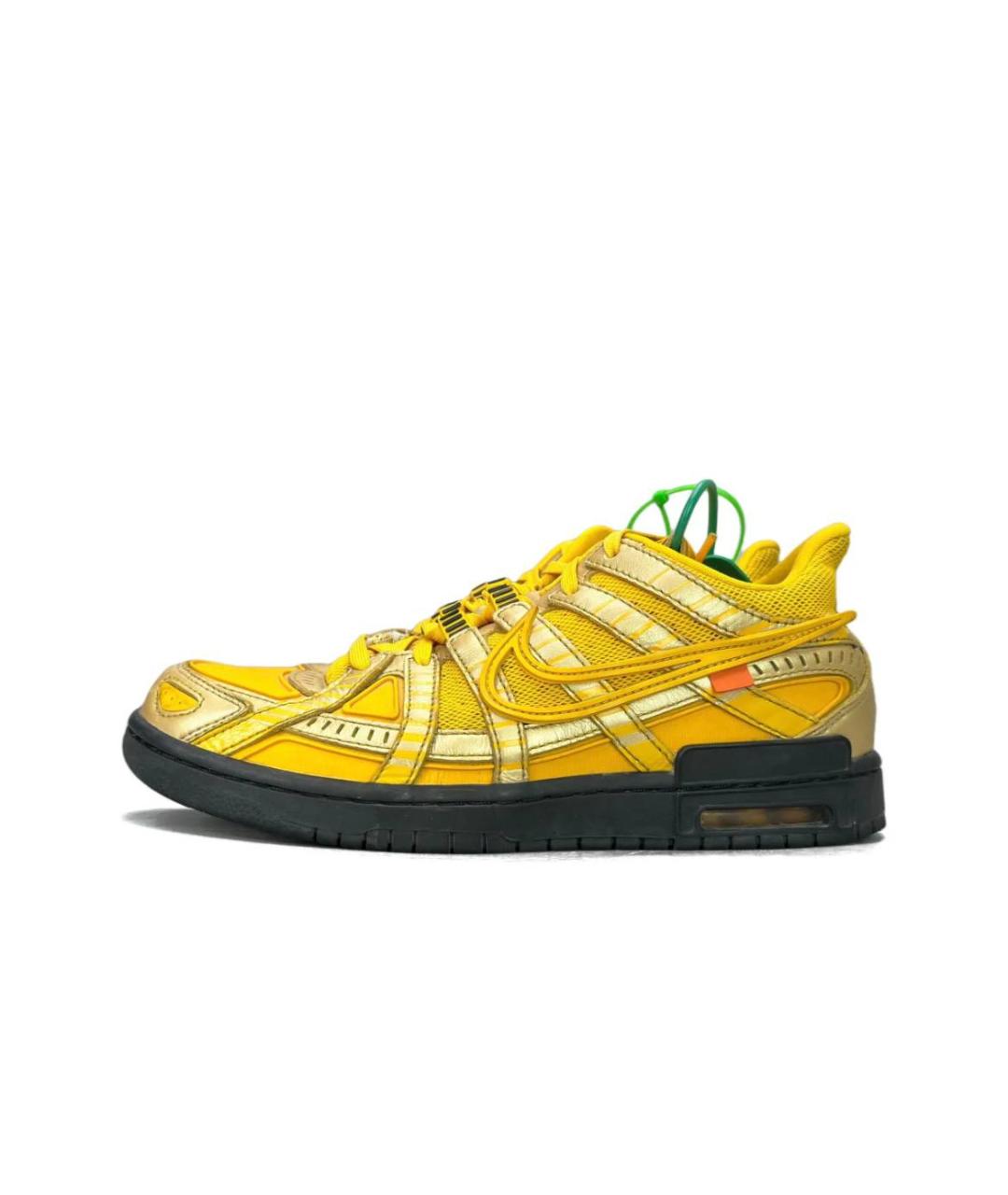 NIKE X OFF-WHITE Желтые низкие кроссовки / кеды, фото 2