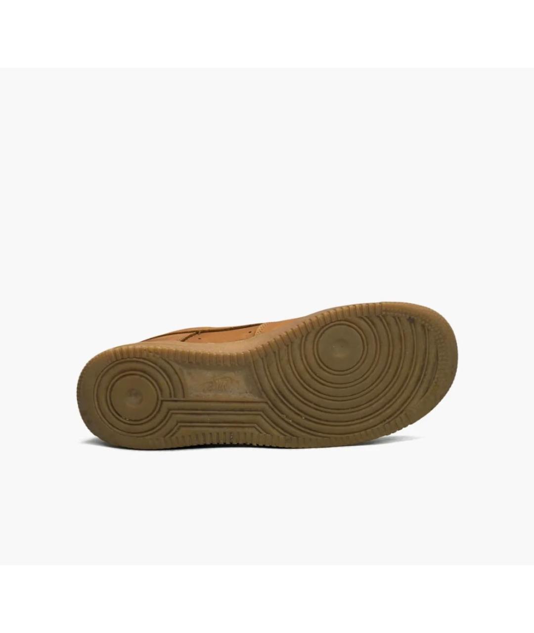 NIKE Коричневые низкие кроссовки / кеды, фото 6