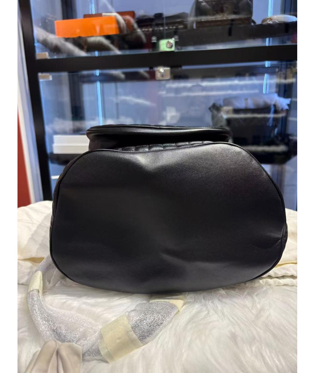 CELINE Черный кожаный рюкзак, фото 5