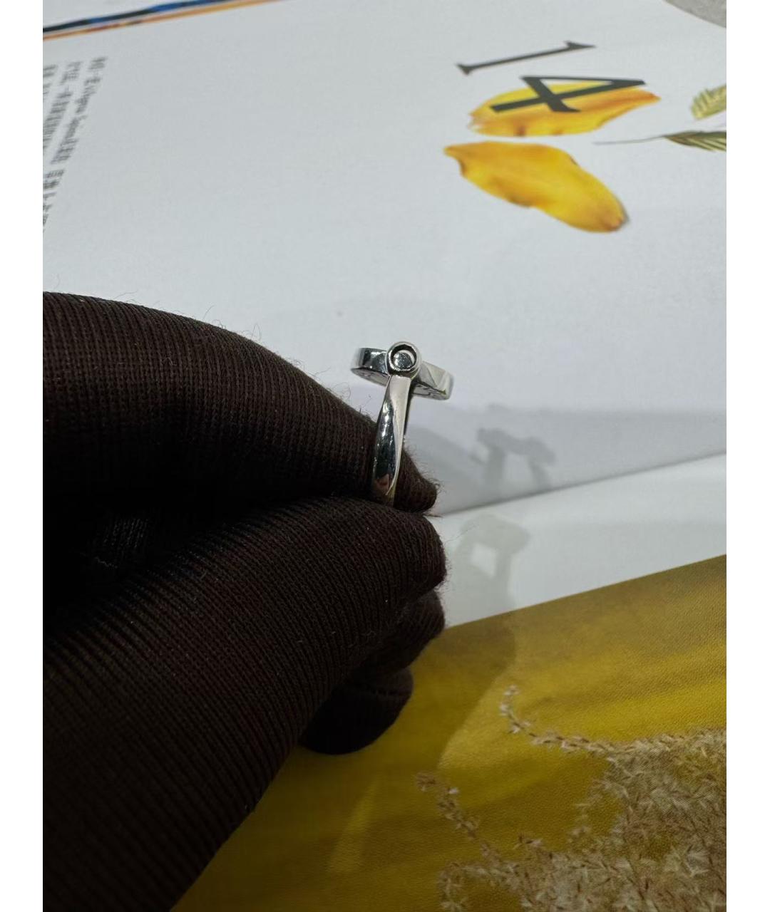 BVLGARI Серебряное кольцо из белого золота, фото 5