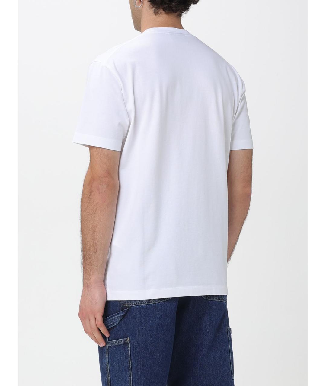 DSQUARED2 Белая хлопковая футболка, фото 2