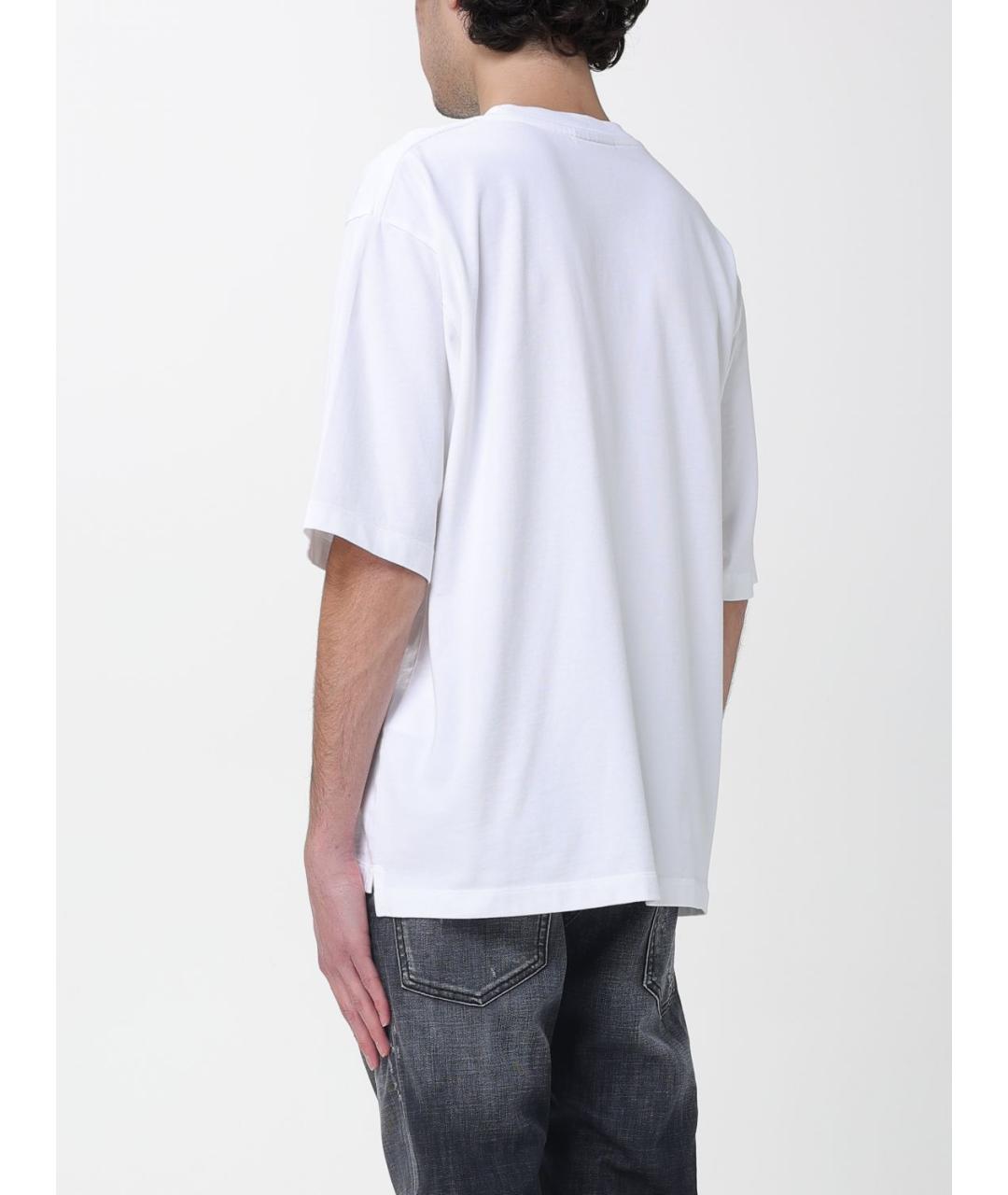 DSQUARED2 Белая хлопковая футболка, фото 2