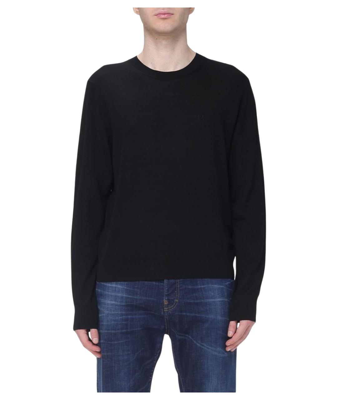 DSQUARED2 Черный шерстяной джемпер / свитер, фото 1