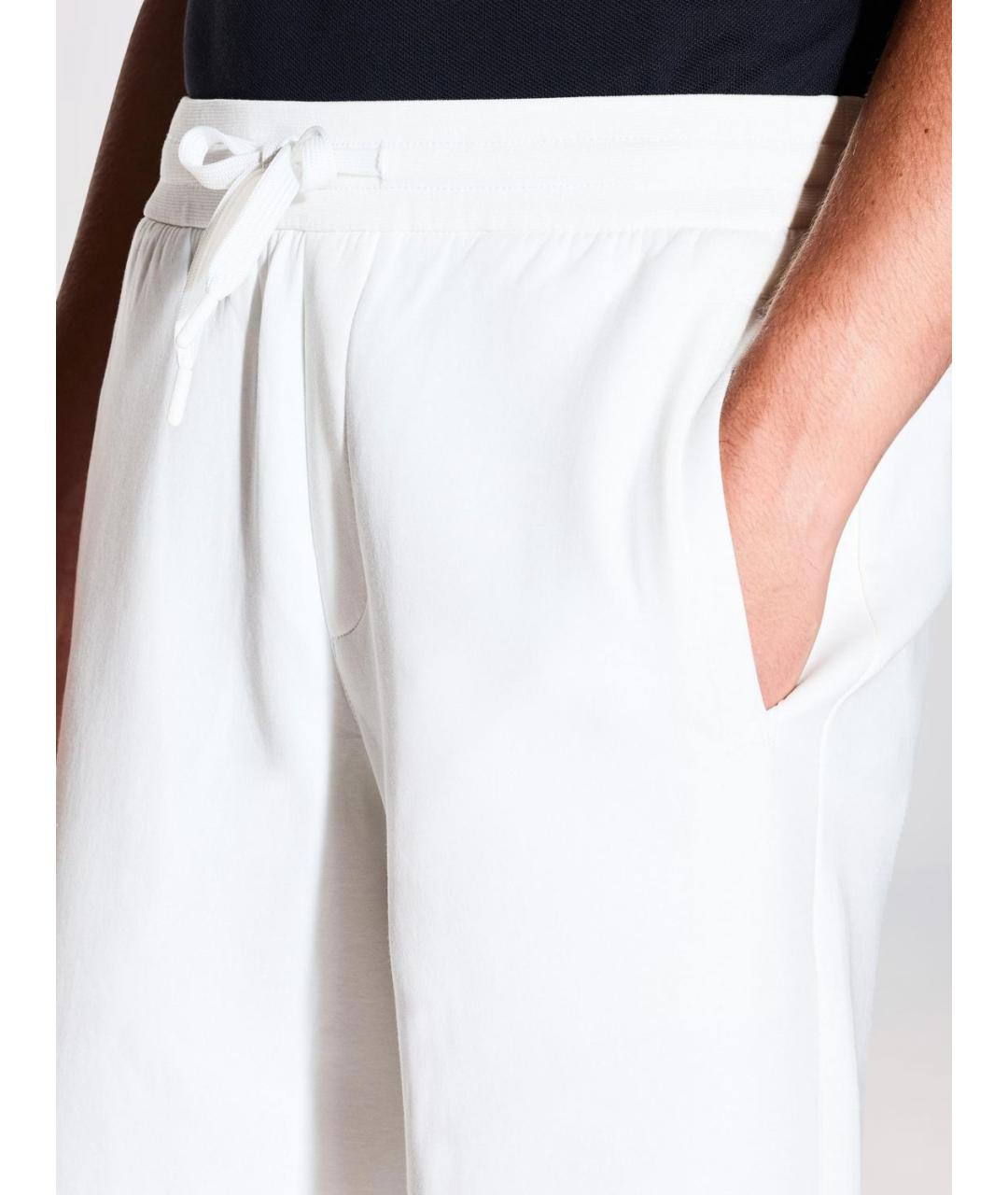 ARMANI EXCHANGE Белые хлопковые шорты, фото 4