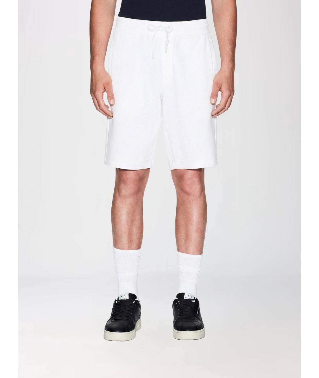 ARMANI EXCHANGE Белые хлопковые шорты, фото 5