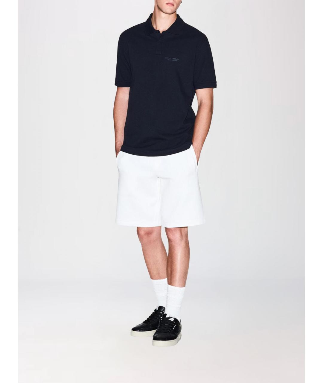 ARMANI EXCHANGE Белые хлопковые шорты, фото 2