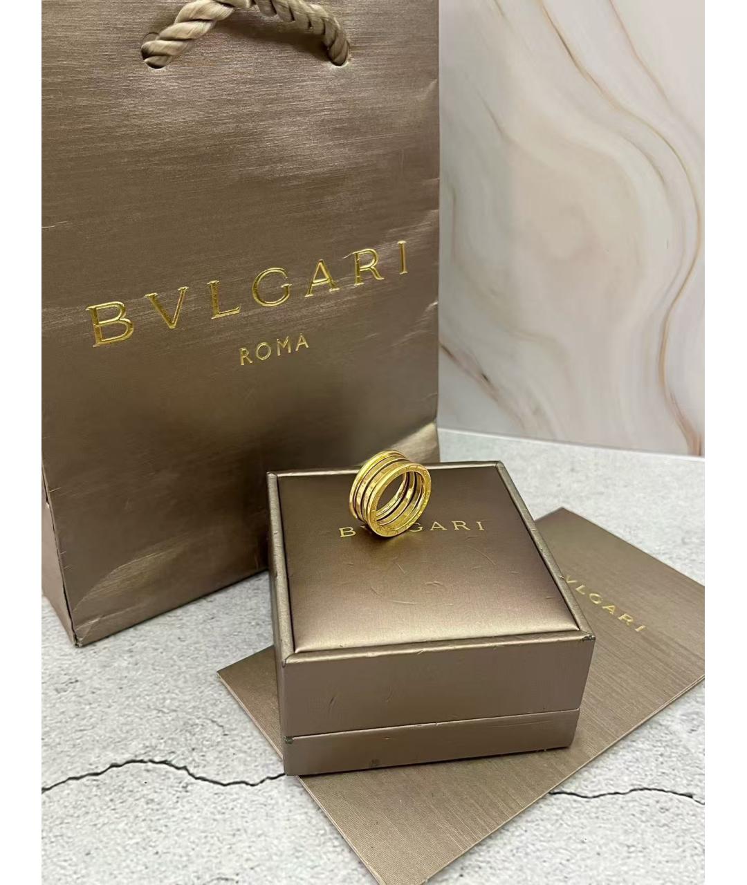 BVLGARI Золотое кольцо из желтого золота, фото 3