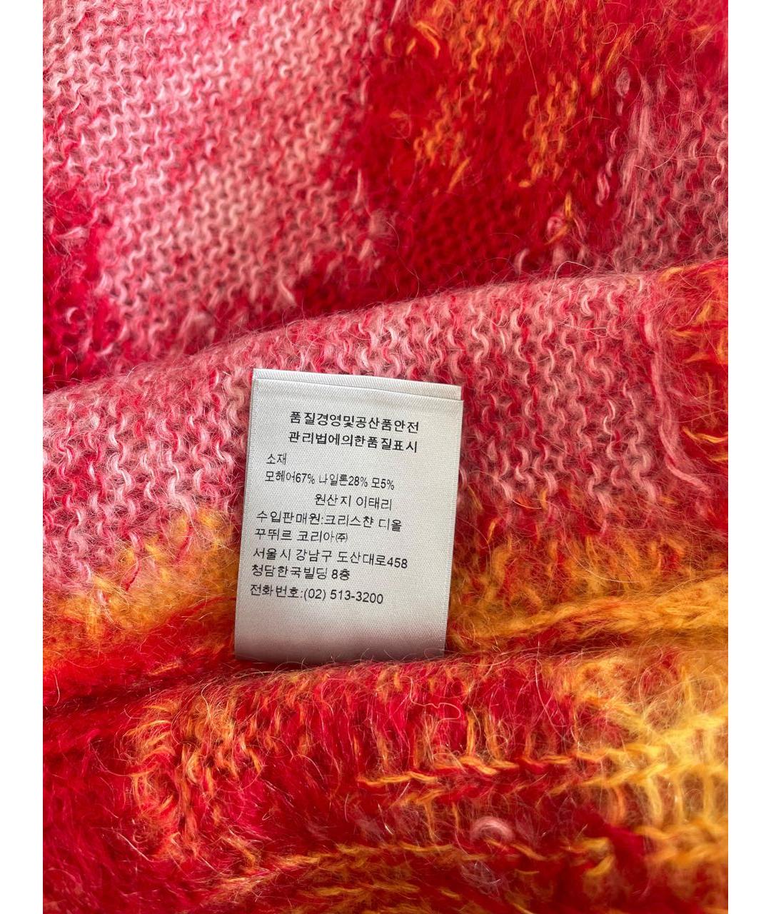 CHRISTIAN DIOR Красный джемпер / свитер, фото 6