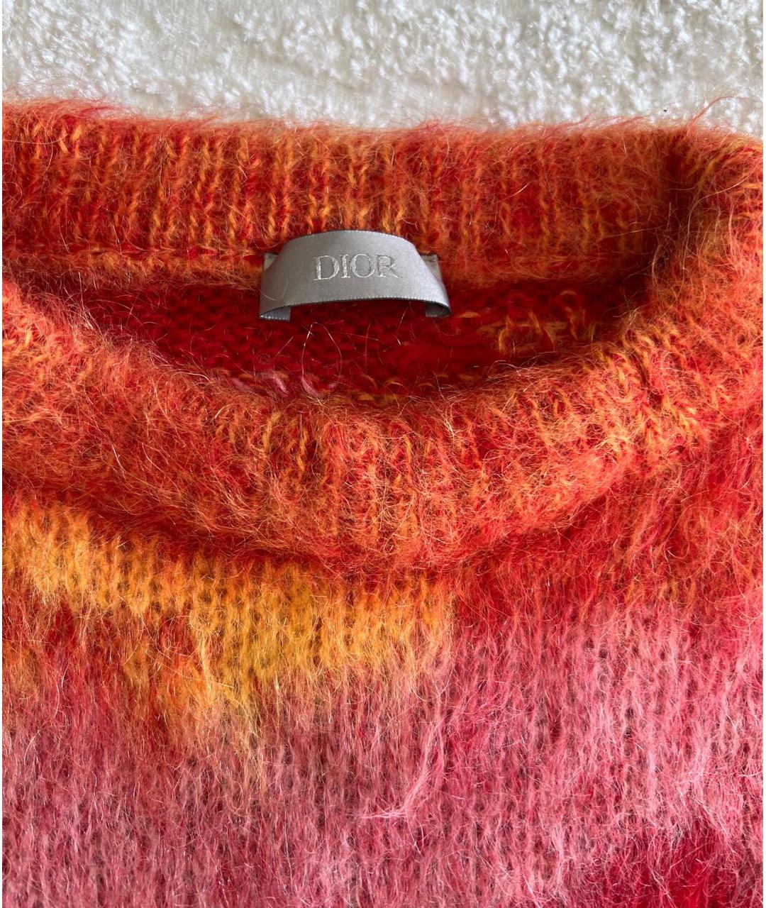 CHRISTIAN DIOR Красный джемпер / свитер, фото 4