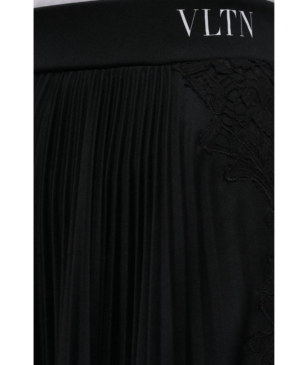 VALENTINO Черная юбка миди, фото 4