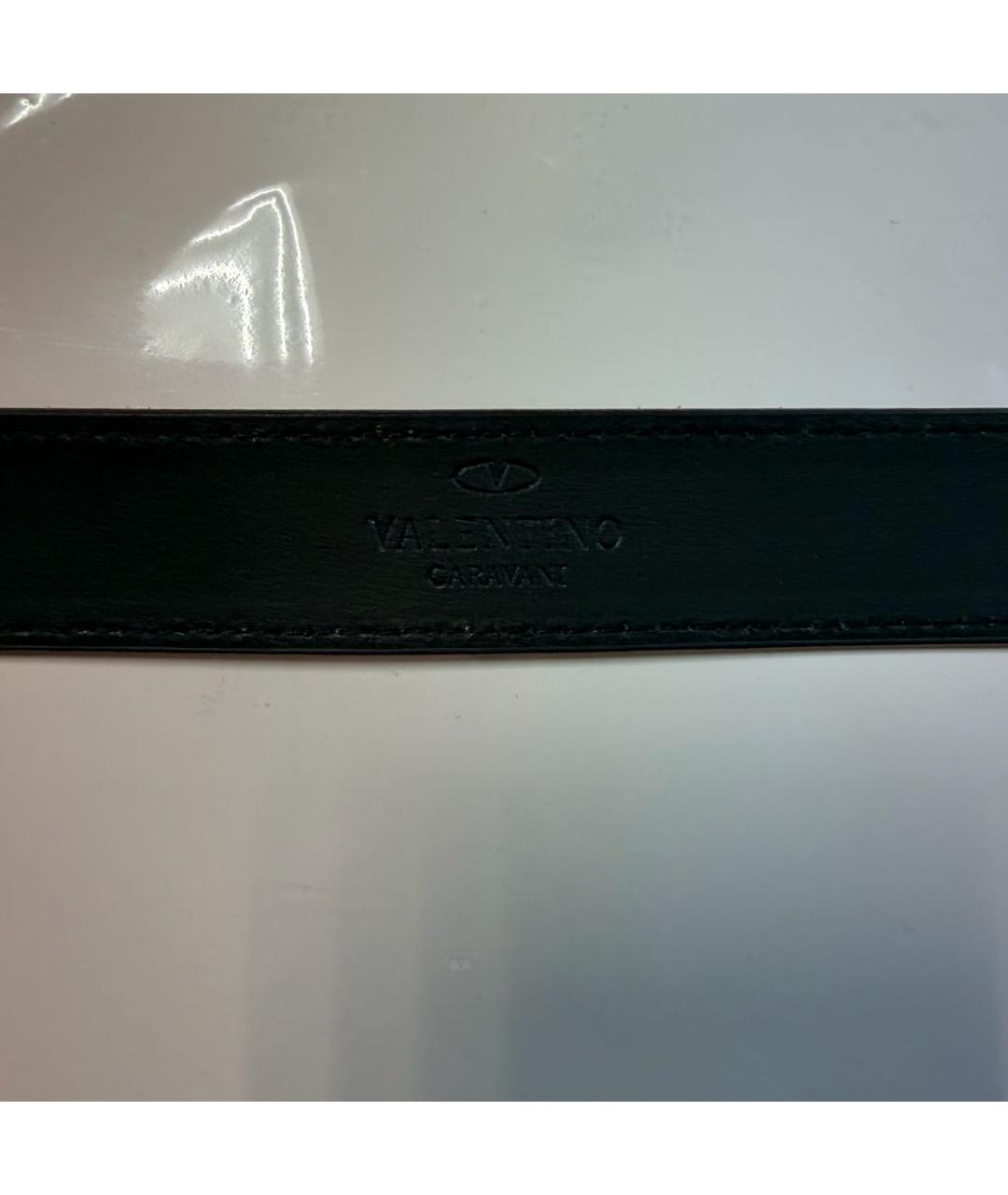 VALENTINO Бордовый замшевый ремень, фото 4