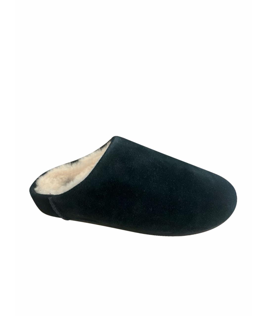 UGG AUSTRALIA Черные замшевые мюли, фото 1