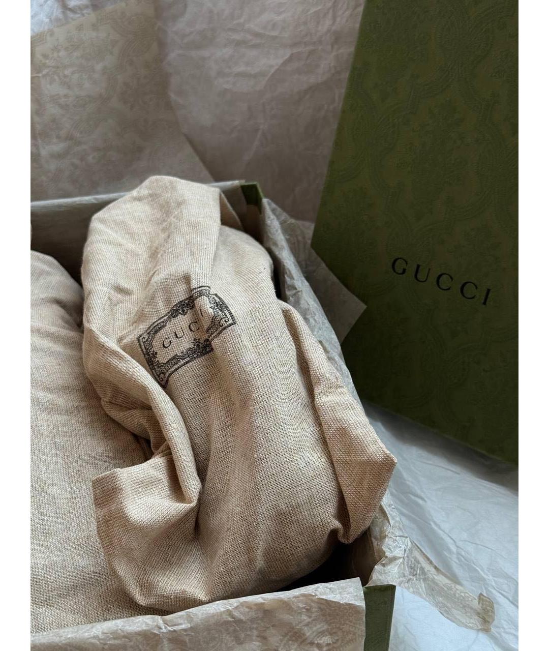 GUCCI Черные кожаные лоферы, фото 5