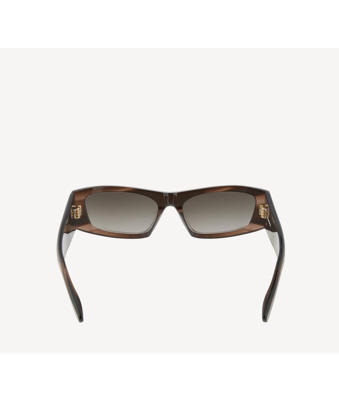 BALENCIAGA Коричневые солнцезащитные очки, фото 2