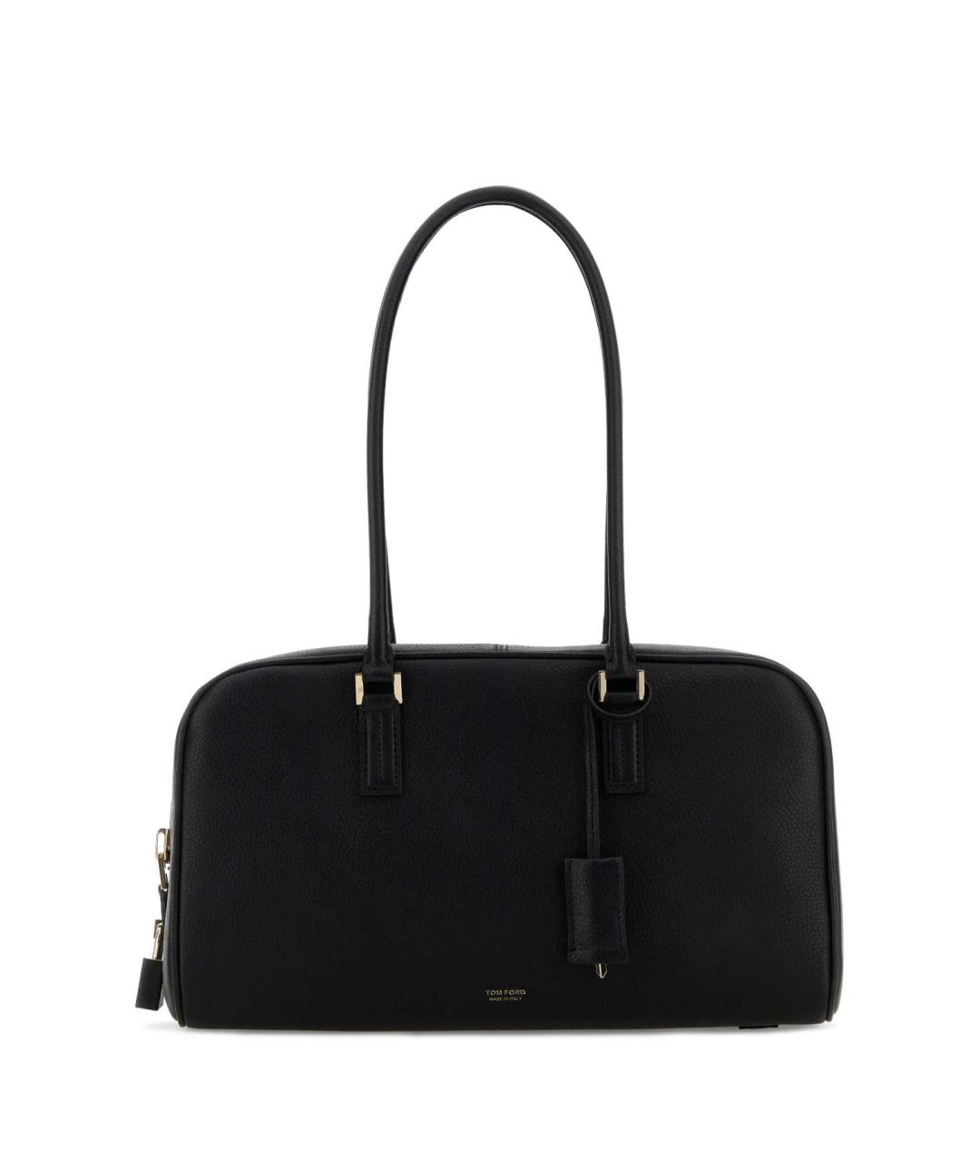 TOM FORD Черная кожаная сумка через плечо, фото 1