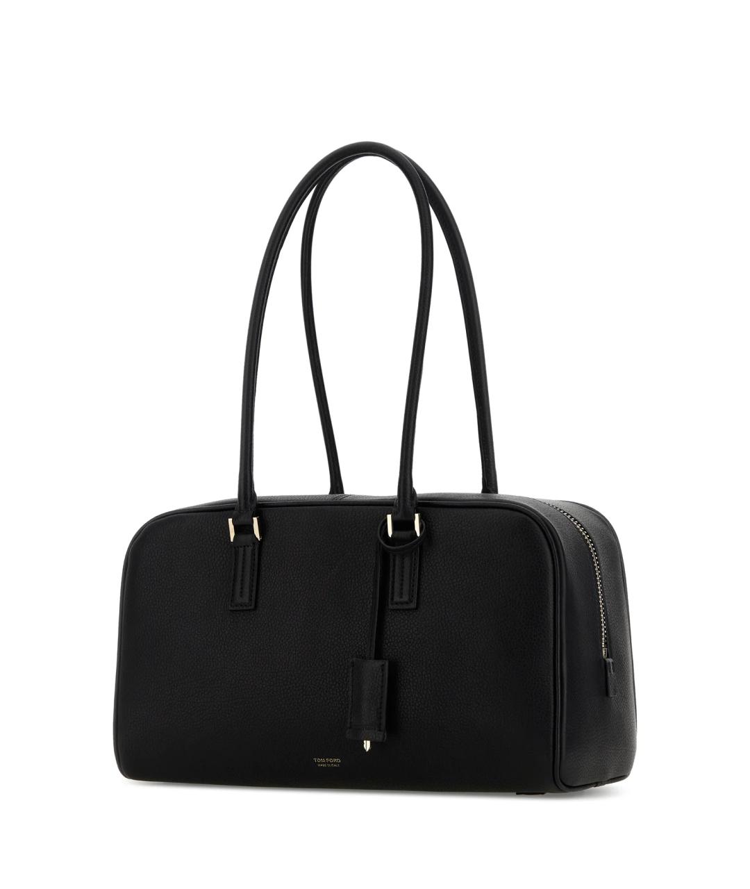 TOM FORD Черная кожаная сумка через плечо, фото 3
