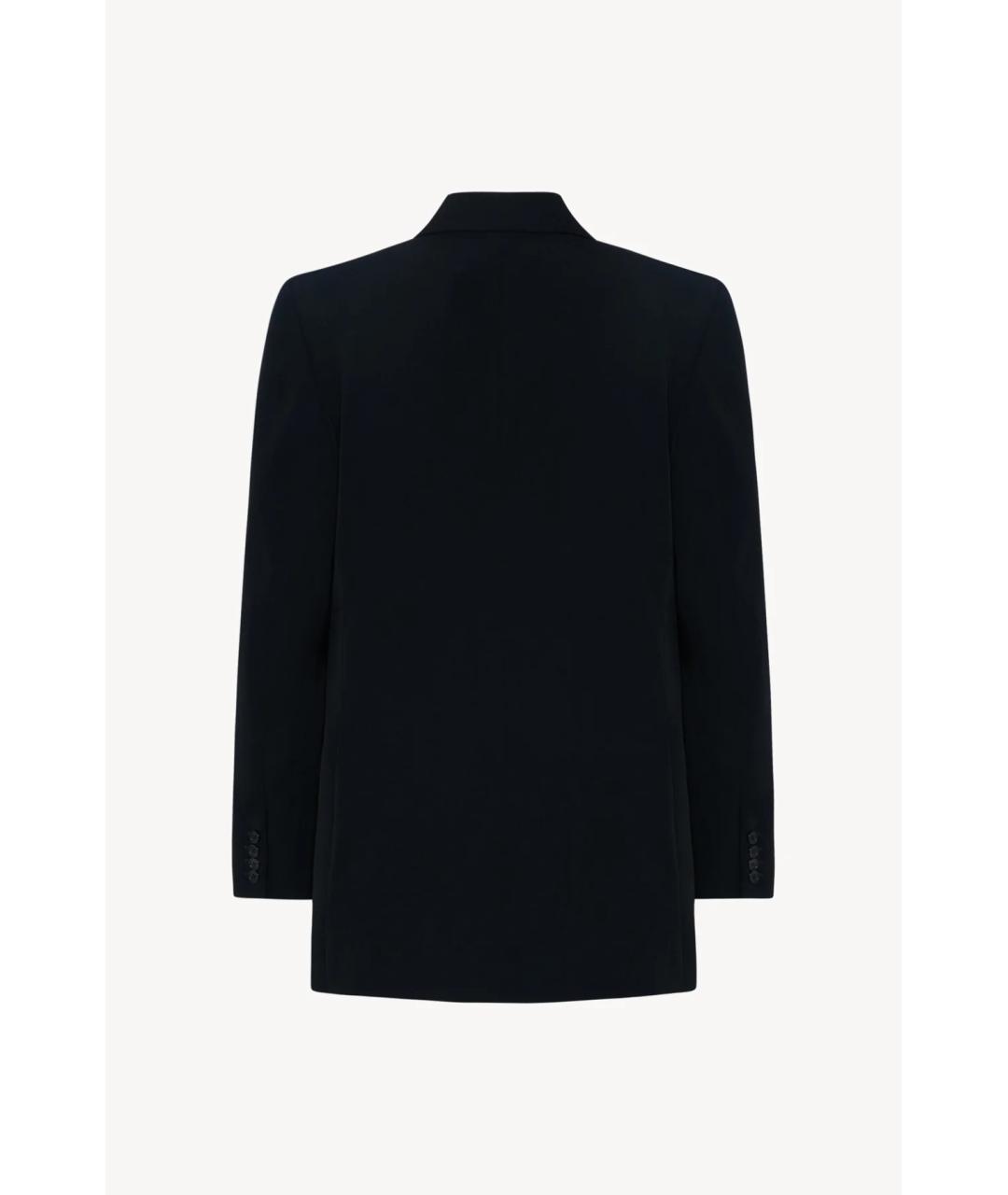 THE ROW Черный шерстяной жакет/пиджак, фото 2