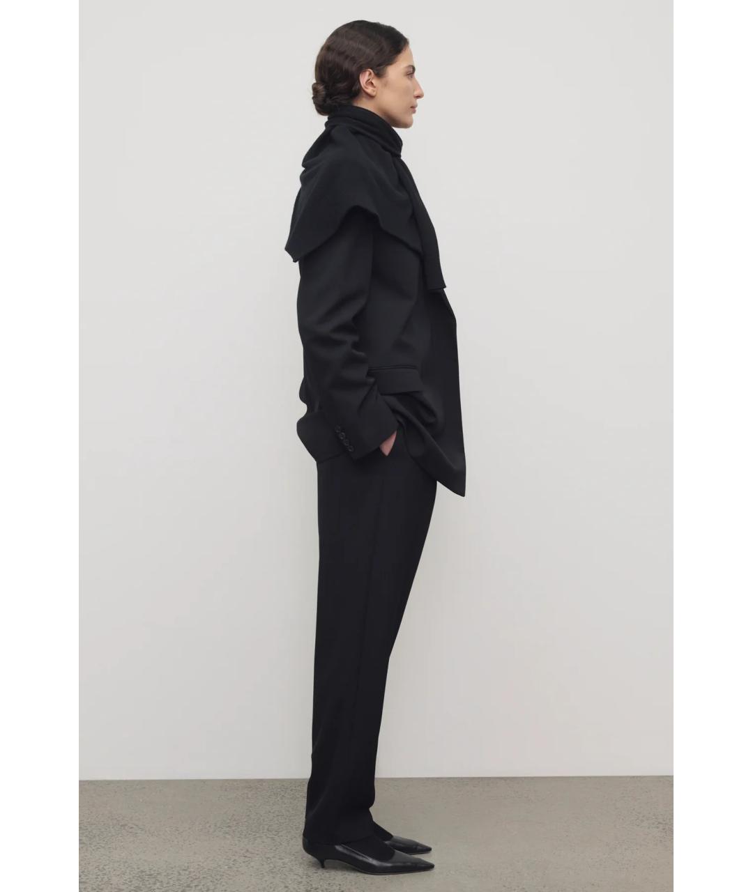 THE ROW Черный шерстяной жакет/пиджак, фото 5