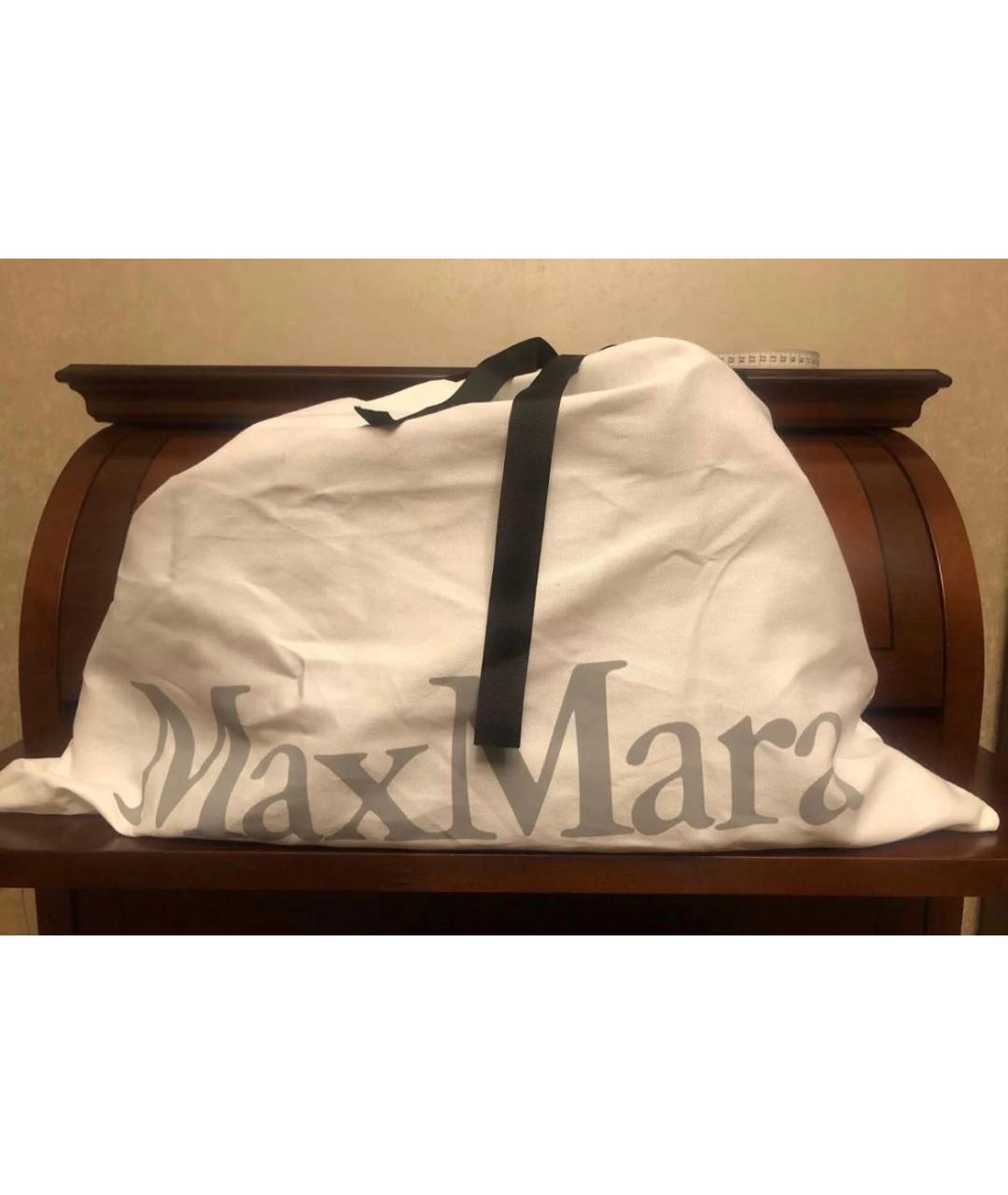 MAX MARA Черная кожаная сумка тоут, фото 7