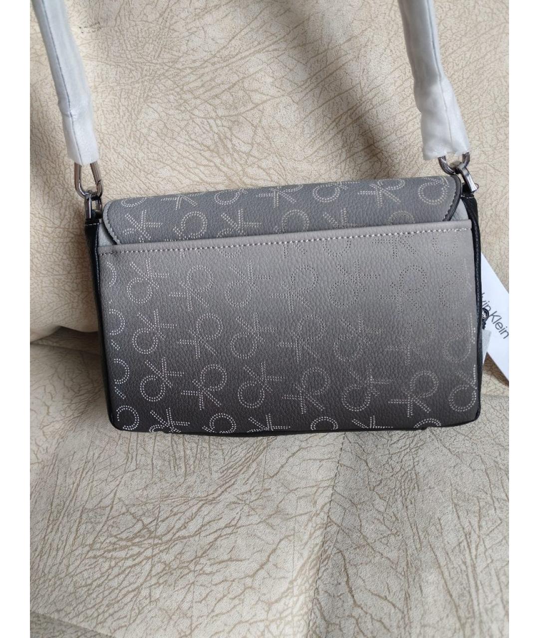 CALVIN KLEIN Серая сумка через плечо, фото 3
