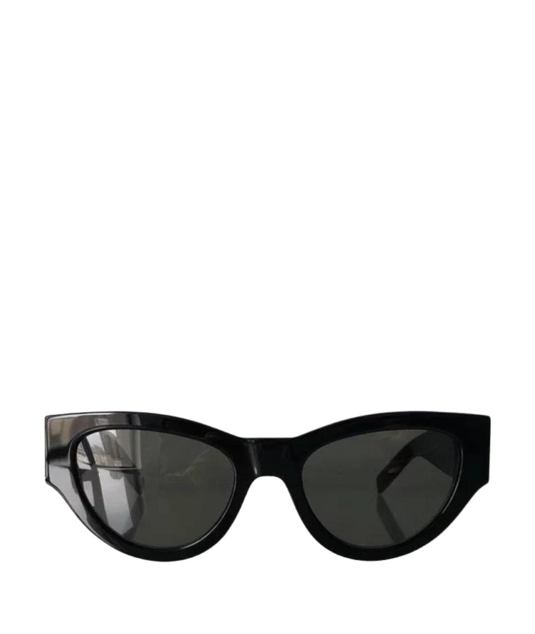 SAINT LAURENT Черные пластиковые солнцезащитные очки, фото 1