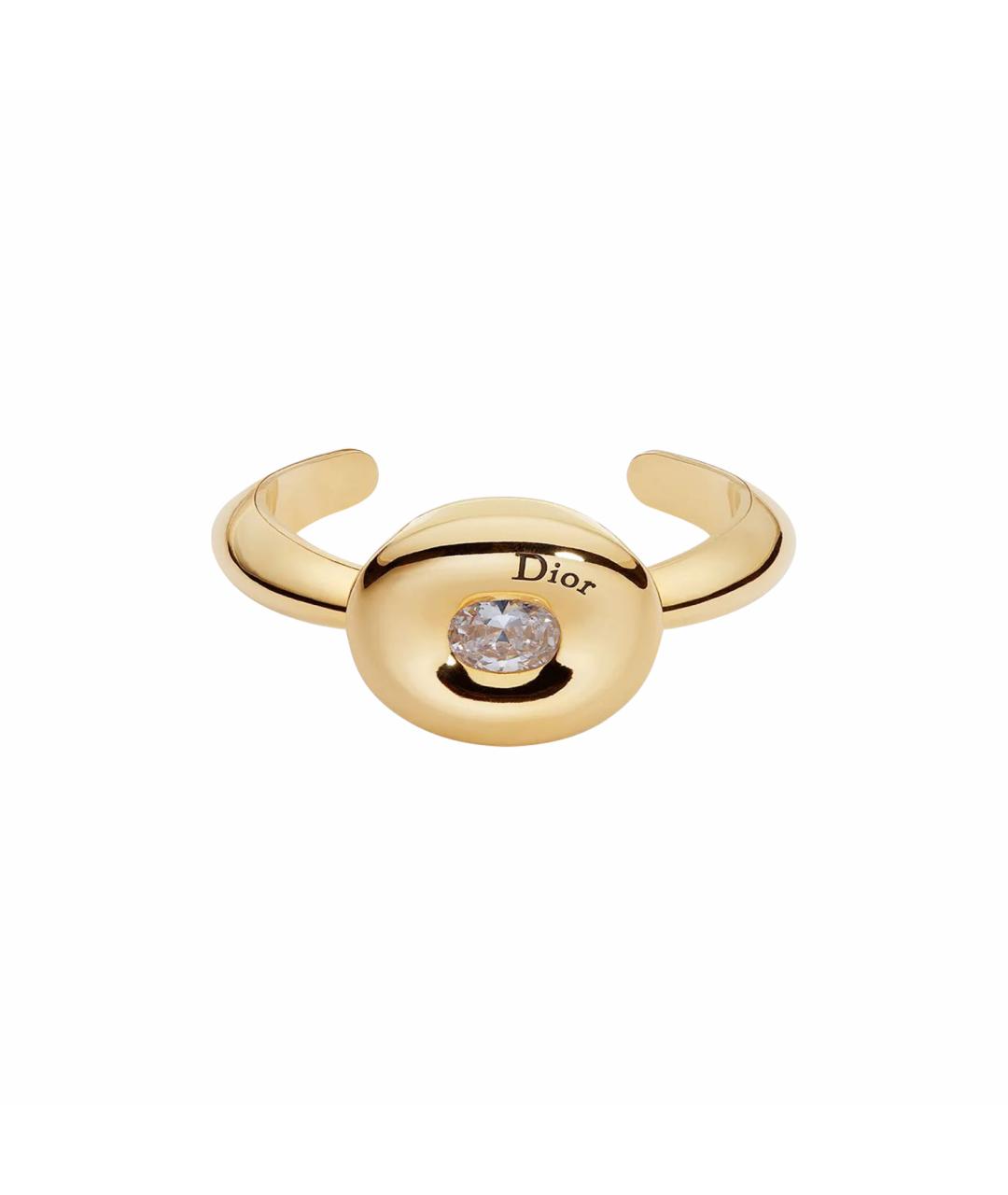 CHRISTIAN DIOR Желтый металлический браслет, фото 1