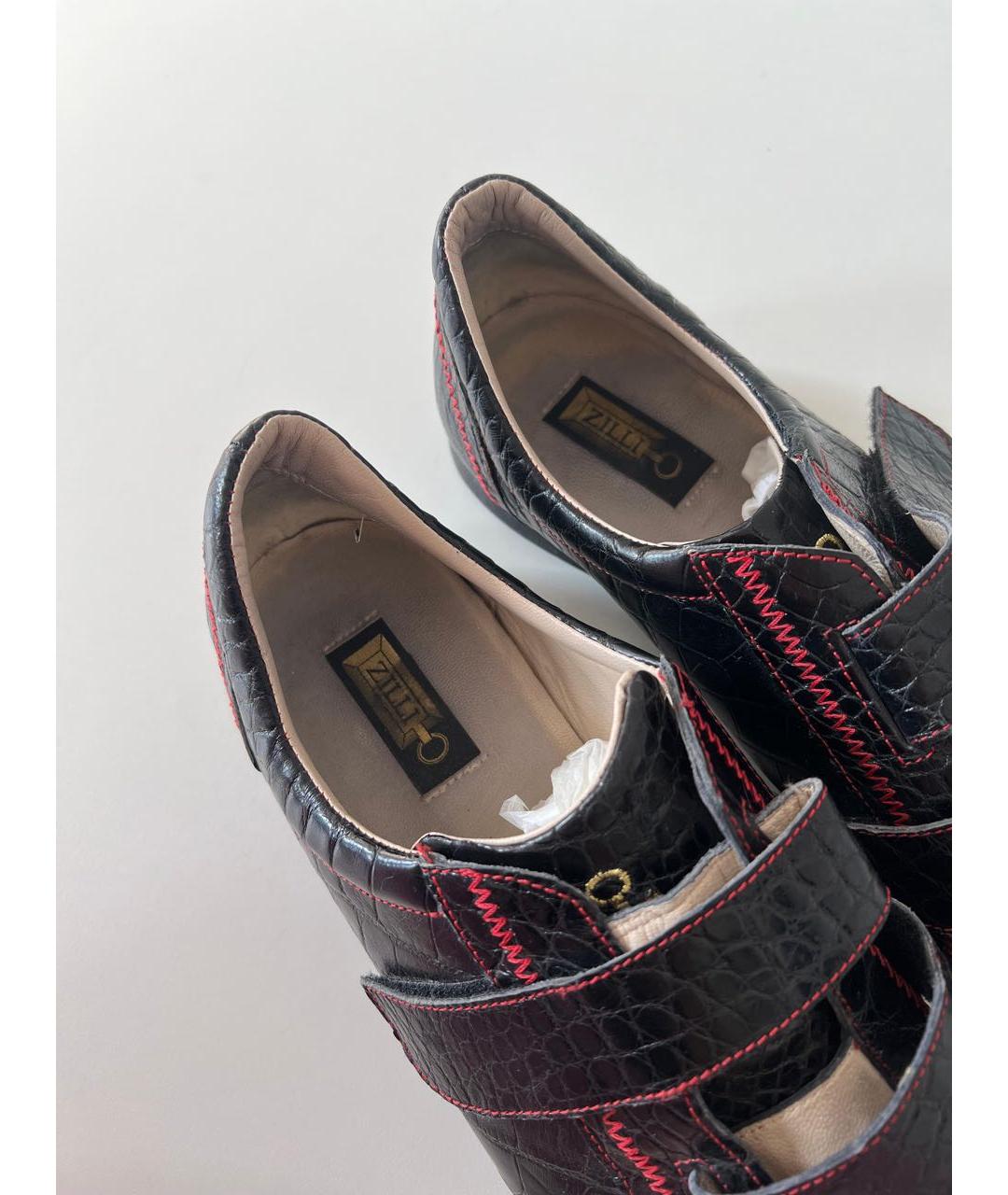 ZILLI Черные туфли, фото 4
