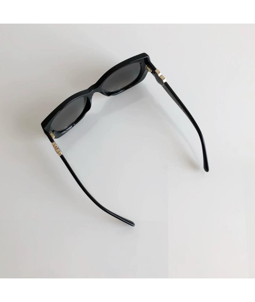 CHANEL Черные пластиковые солнцезащитные очки, фото 4