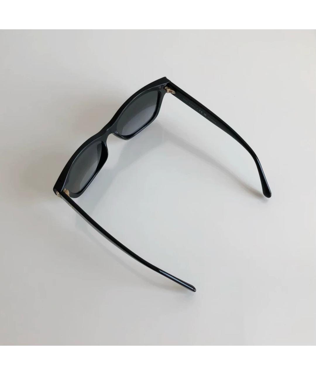 CHANEL Черные пластиковые солнцезащитные очки, фото 5