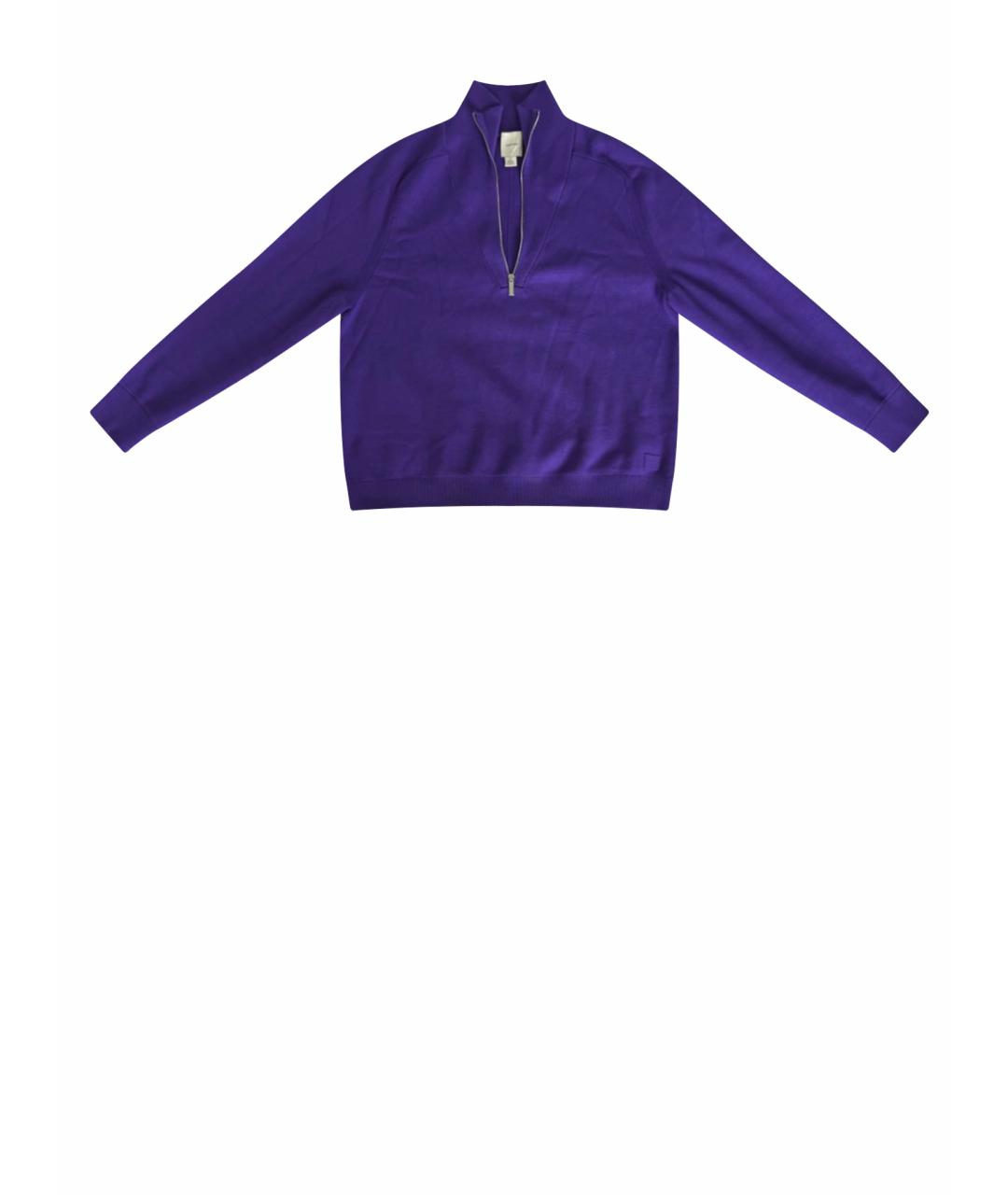 CALVIN KLEIN Фиолетовый вискозный джемпер / свитер, фото 1