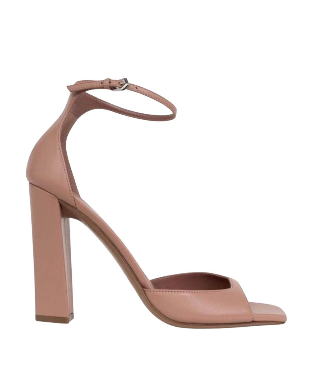 PARIS TEXAS Бежевые кожаные туфли, фото 1