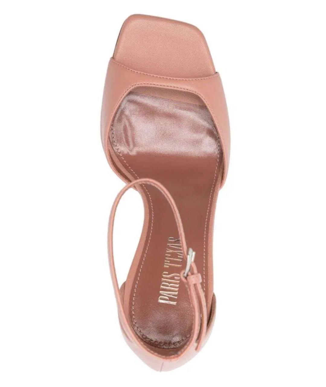 PARIS TEXAS Бежевые кожаные туфли, фото 3