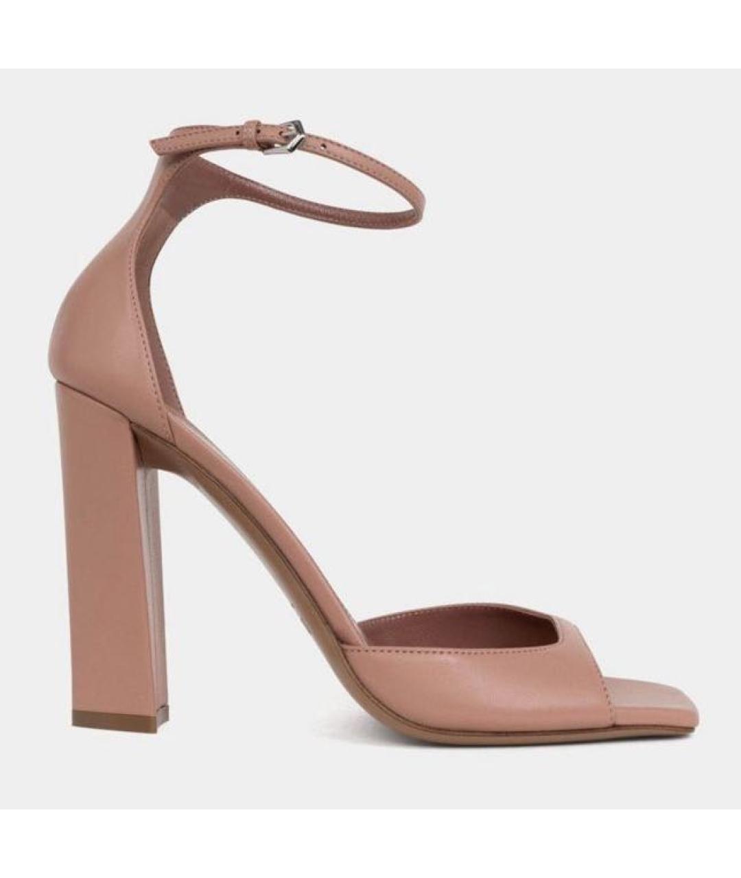 PARIS TEXAS Бежевые кожаные туфли, фото 4