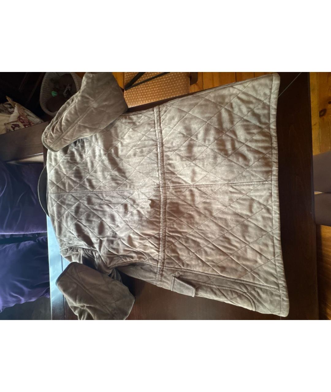 BRIONI Хаки замшевая куртка, фото 4