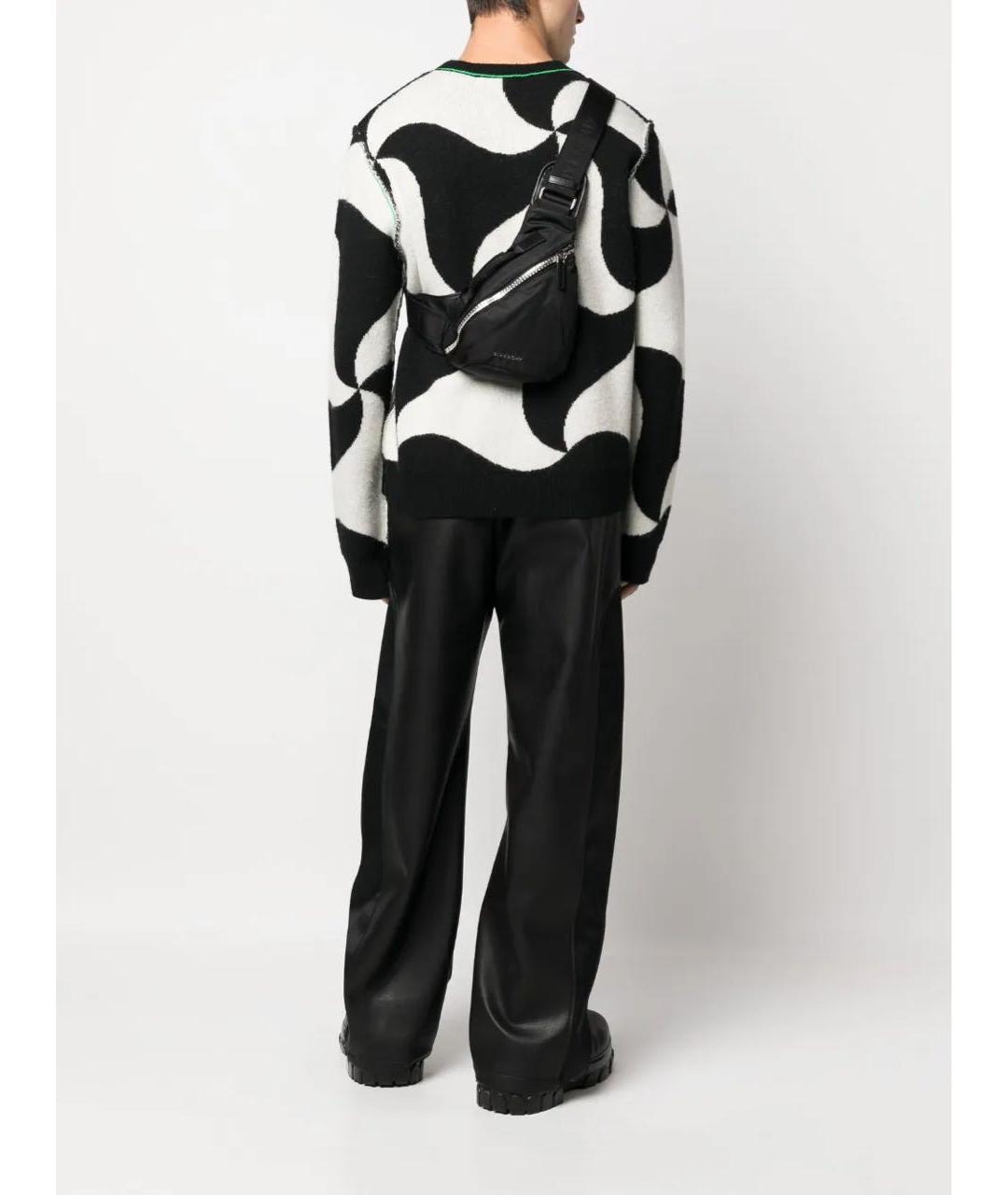 GIVENCHY Черная тканевая сумка на плечо, фото 7