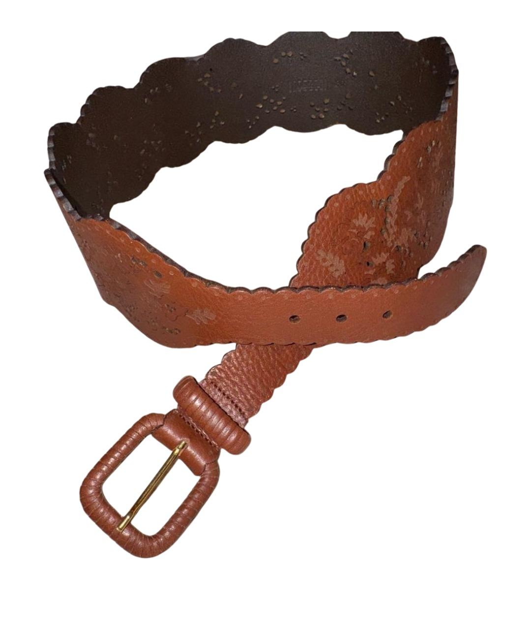 WOLFORD Коричневый кожаный ремень, фото 1