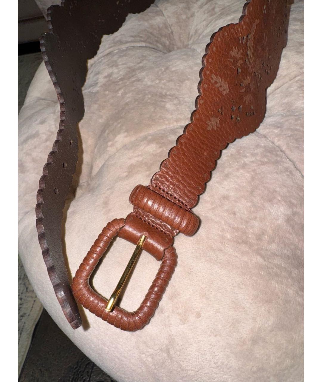 WOLFORD Коричневый кожаный ремень, фото 2