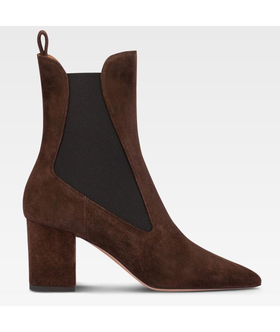 PARIS TEXAS Коричневые замшевые ботильоны, фото 3