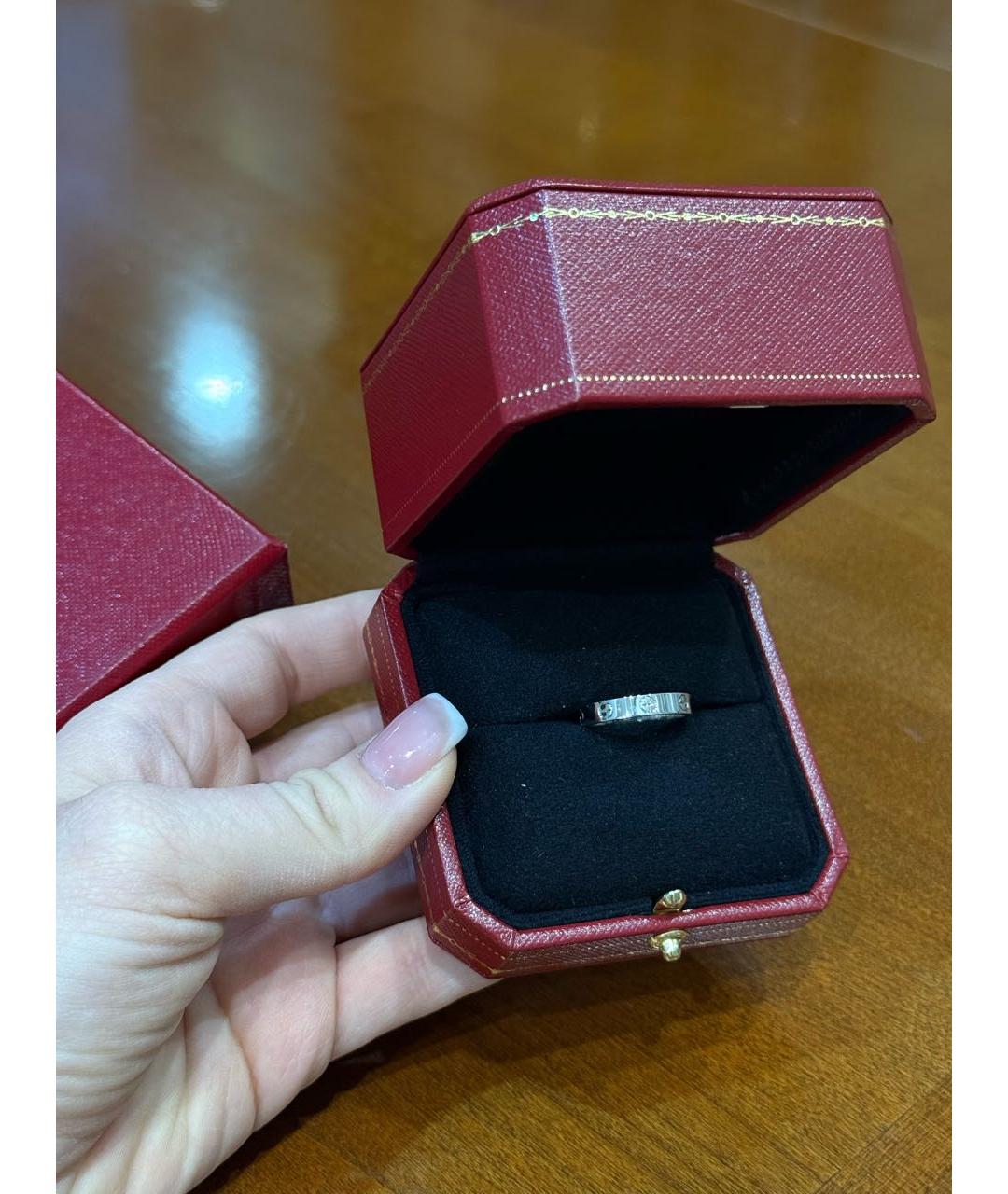 CARTIER Серебряное кольцо из белого золота, фото 6
