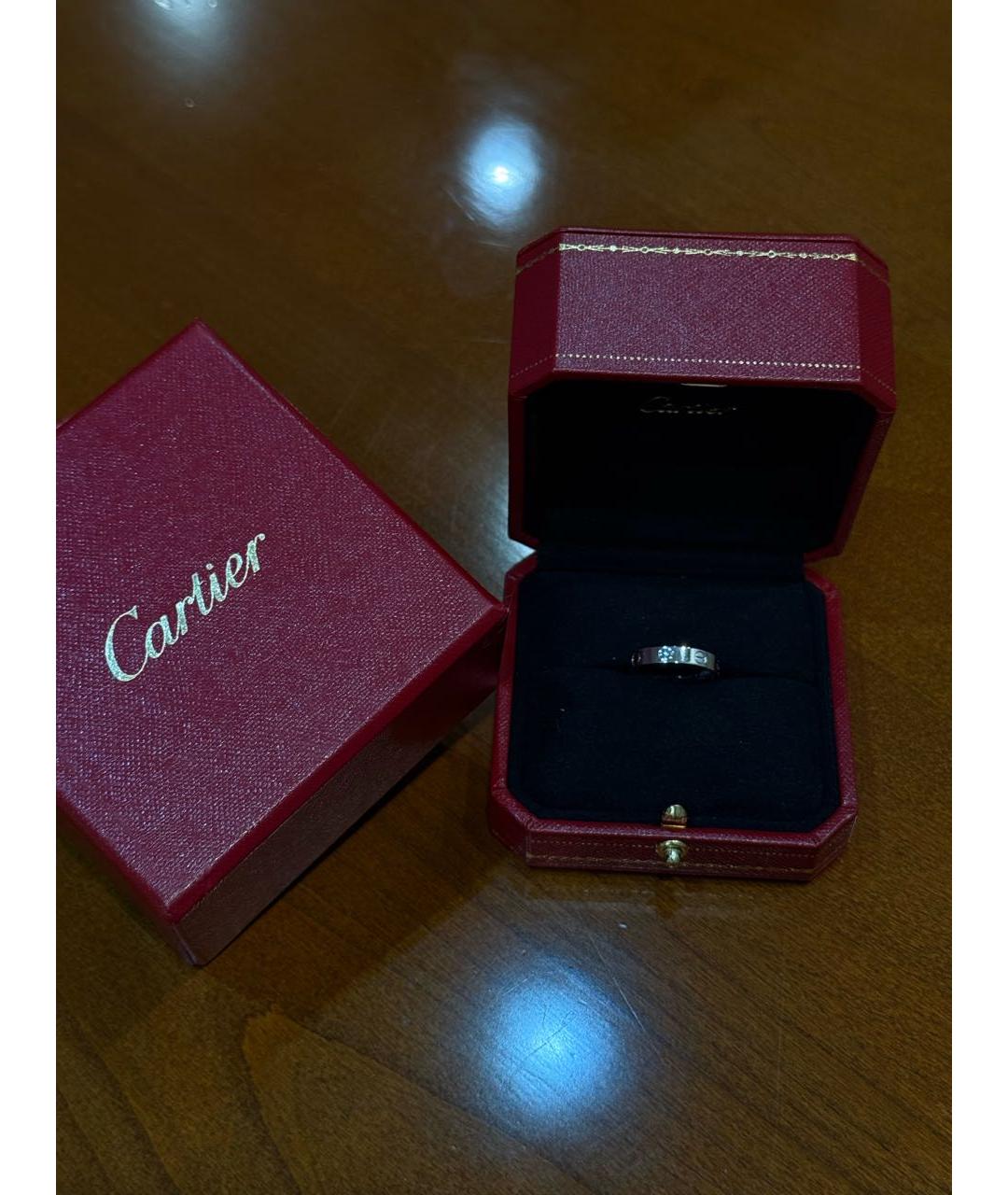 CARTIER Серебряное кольцо из белого золота, фото 5
