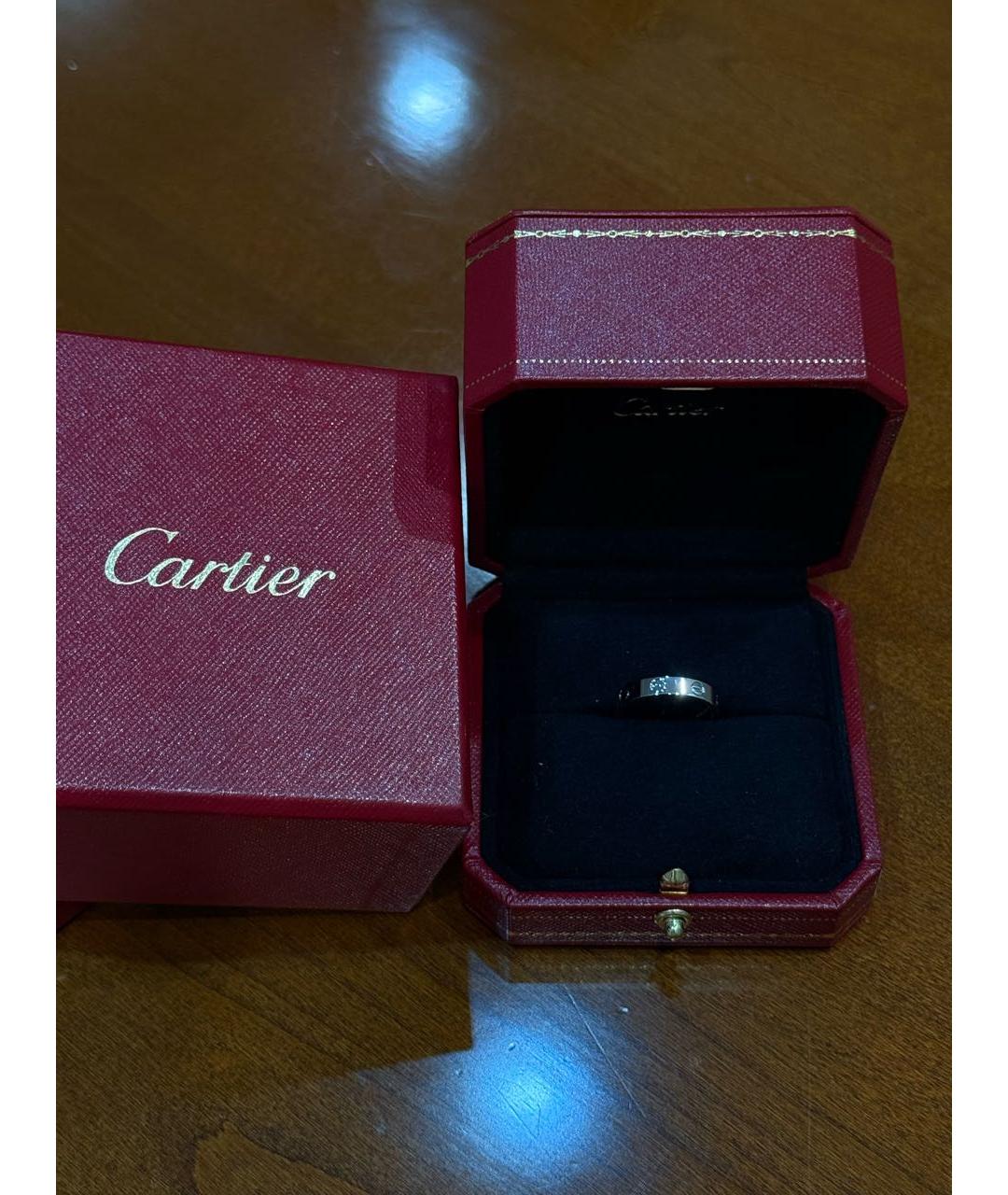 CARTIER Серебряное кольцо из белого золота, фото 2