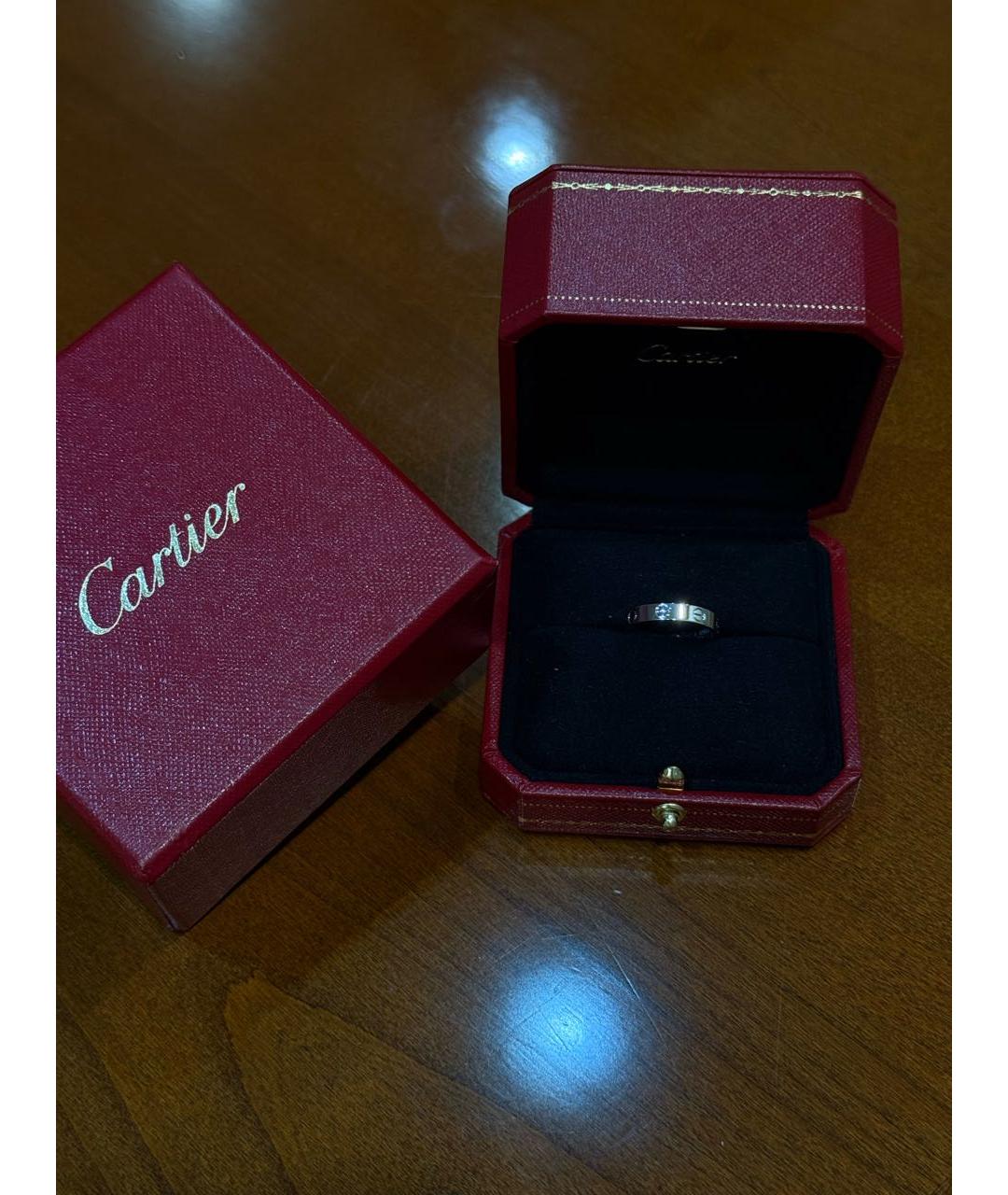 CARTIER Серебряное кольцо из белого золота, фото 4