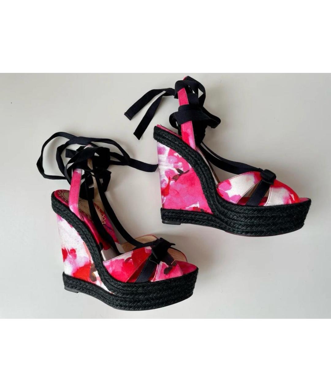 CHRISTIAN LOUBOUTIN Мульти босоножки, фото 8