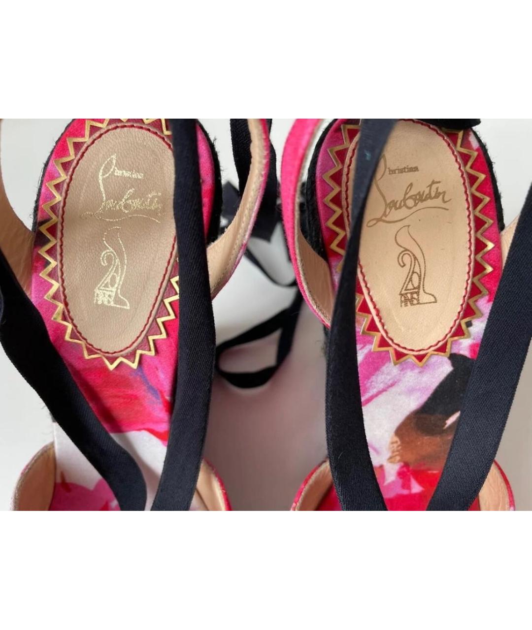 CHRISTIAN LOUBOUTIN Мульти босоножки, фото 5