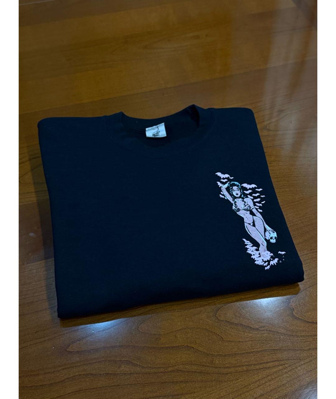 Deadly Doll Черный хлопковый спортивные костюмы, фото 8