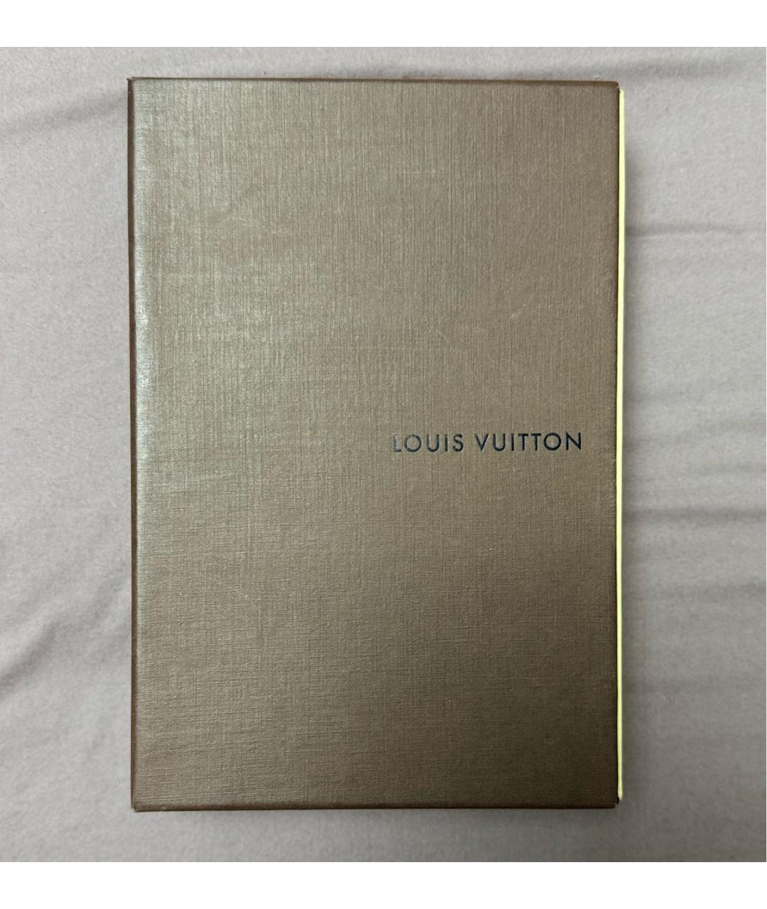 LOUIS VUITTON Коричневый кожаный кошелек, фото 7