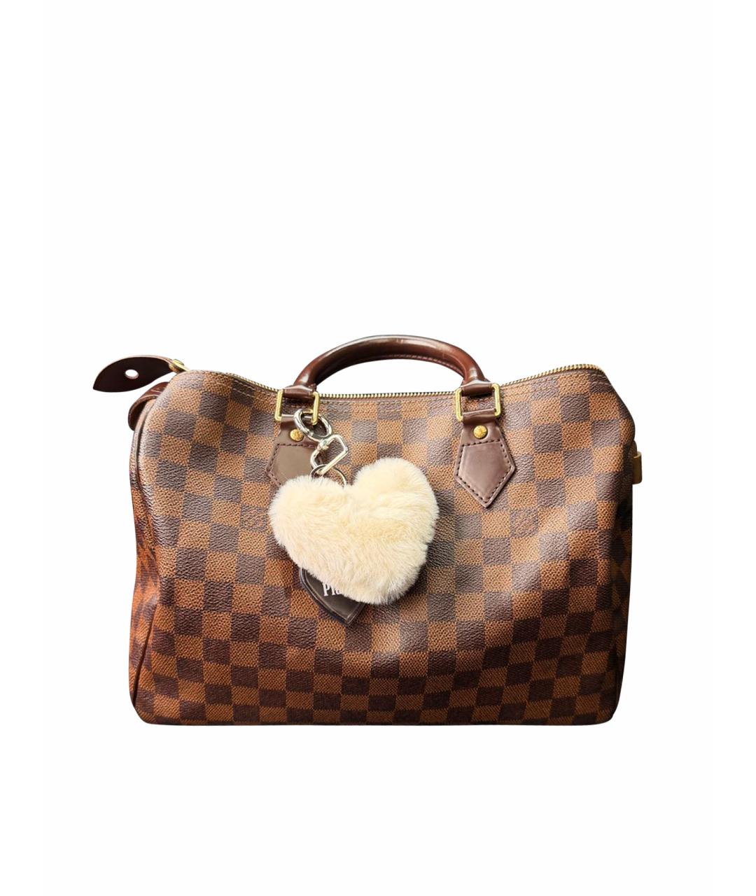 LOUIS VUITTON Коричневая сумка с короткими ручками, фото 1