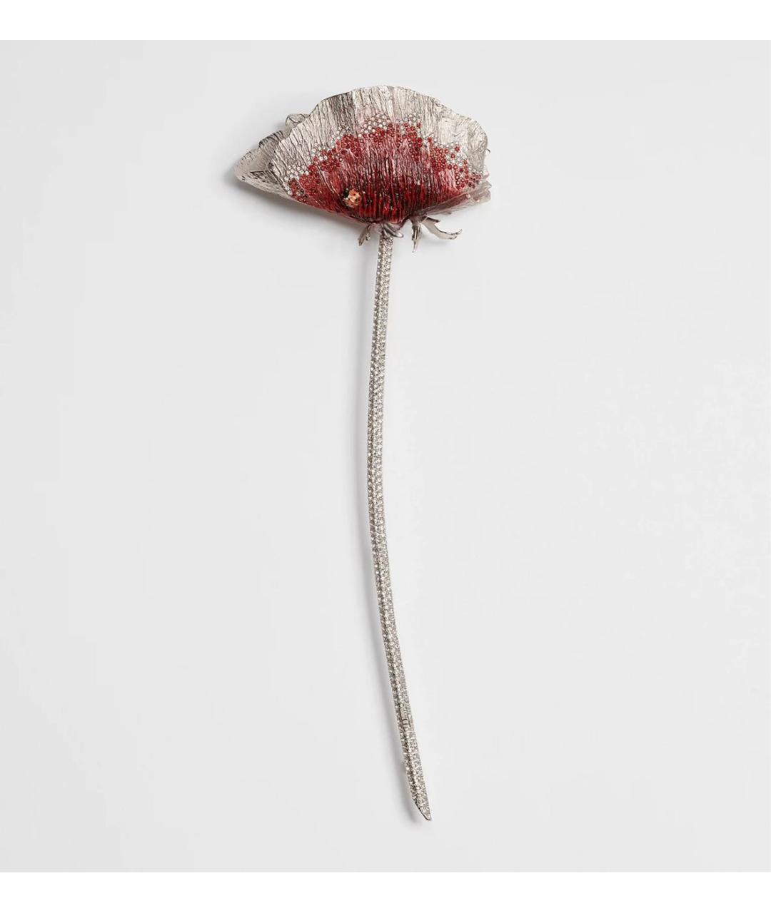 CHRISTIAN DIOR Серебряная металлическая булавка / брошь, фото 5