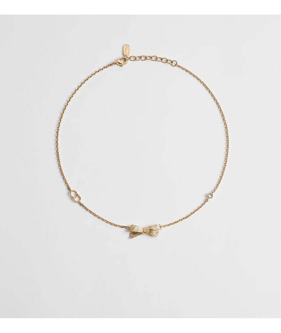 CHRISTIAN DIOR Желтая металлическая подвеска, фото 3