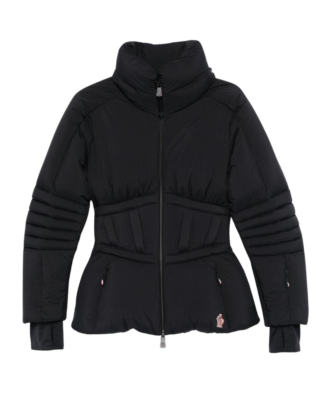 MONCLER Черный пуховик, фото 1
